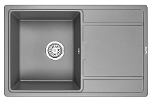 Кухонная мойка GRANULA (7804, АЛЮМИНИУМ) 250_100_Array